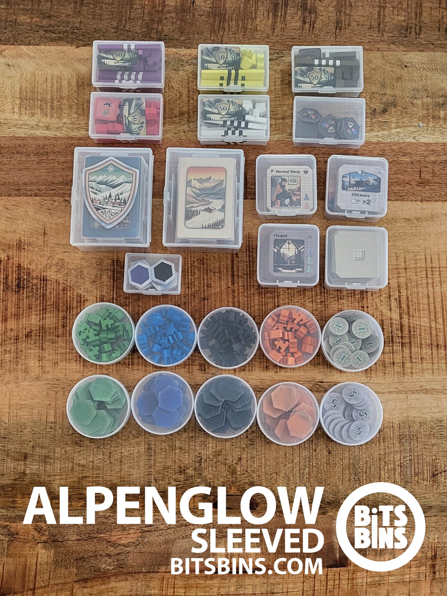 RECOMMENDED Alpenglow (Sleeved) BitsBins -10 Pods, 1 Mini, 6 Original, 2 100+ Card Boxes, 4 Stacks
