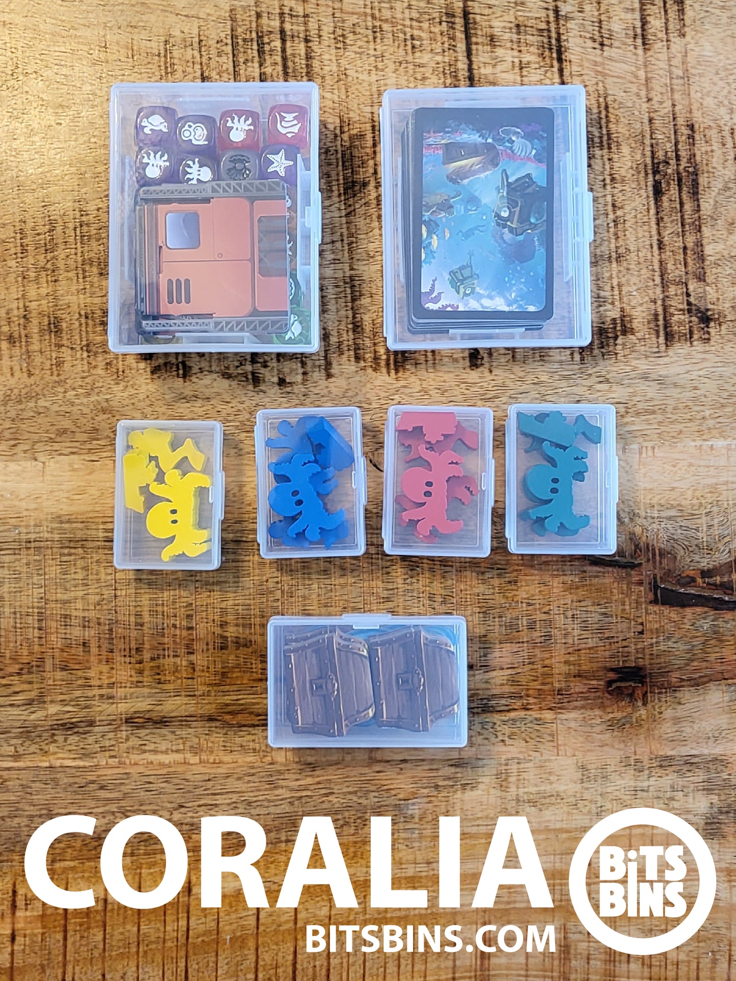 RECOMMENDED Bitsbins Coralia - 4 Minis, 1 Original, 1 Card Box, 1 100+ Card Box