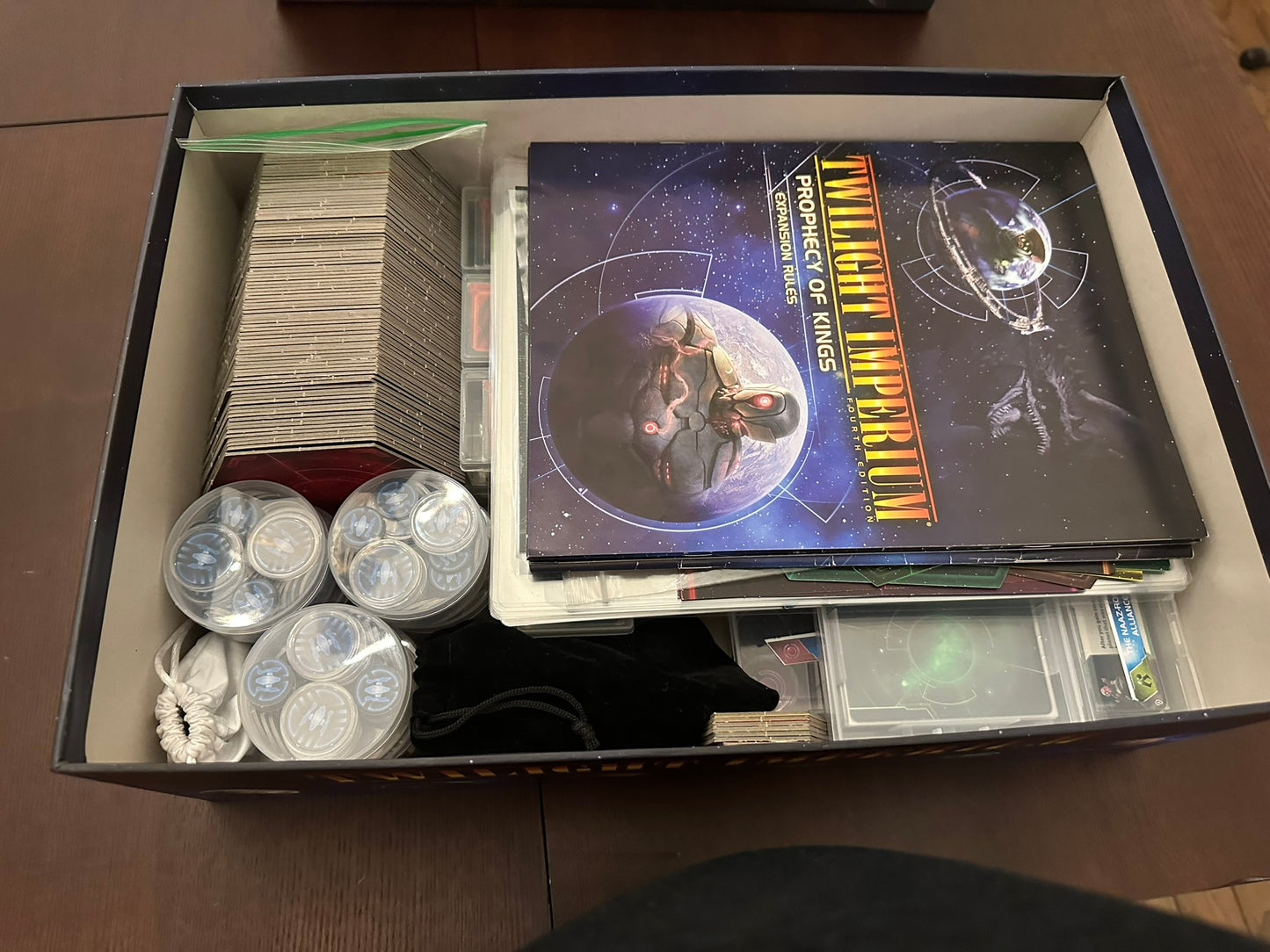 RECOMMENDED TWILIGHT IMPERIUM IV BitsBins - 35 Originals, 1 XL, 9 Pods, 1 Card Box