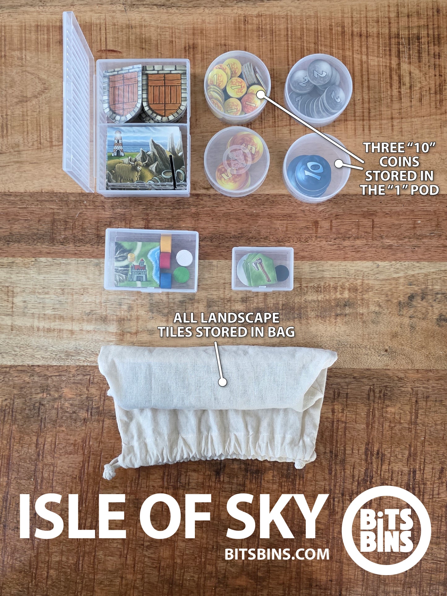 RECOMMENDED Bits Bins Isle of Sky - 4 Pods, 1 Mini, 1 Original, 1 Tarot