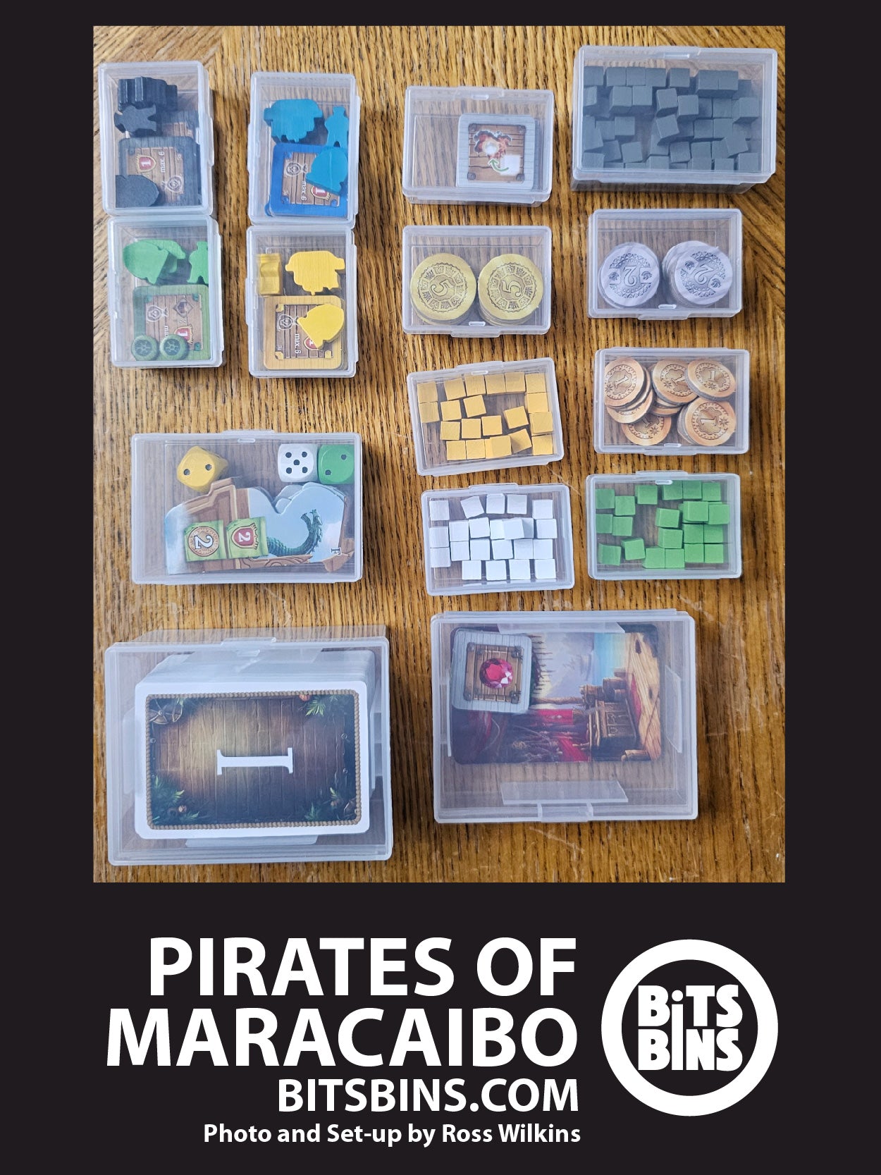 Pirates of Maracaibo BitsBins - 11 Minis, 1 Original, 1 XL, 1 Card Boxes, 1 100+ Card Box
