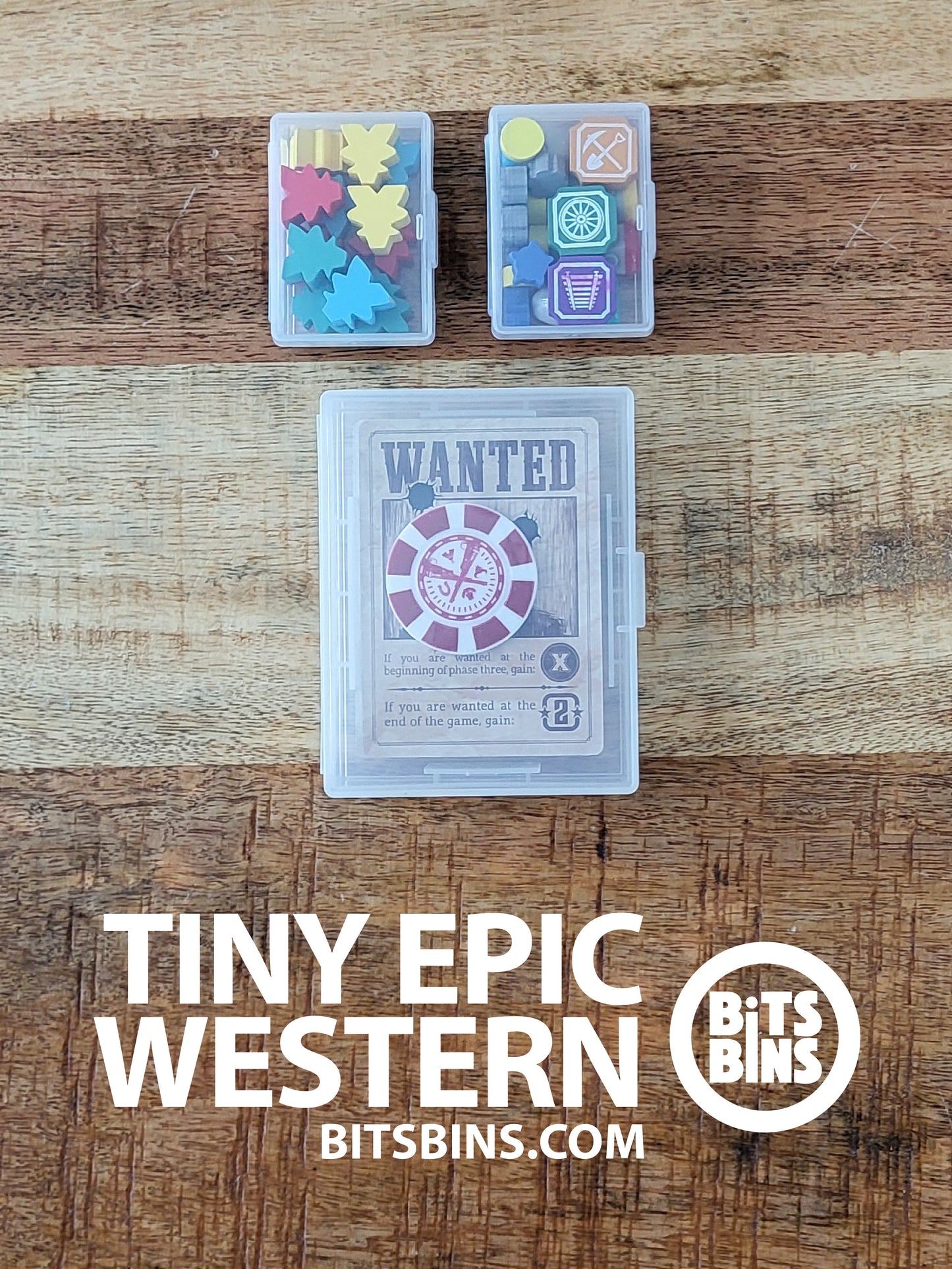 RECOMMENDED BitsBins Tiny Epic Western - 2 Minis, 1 Card Box