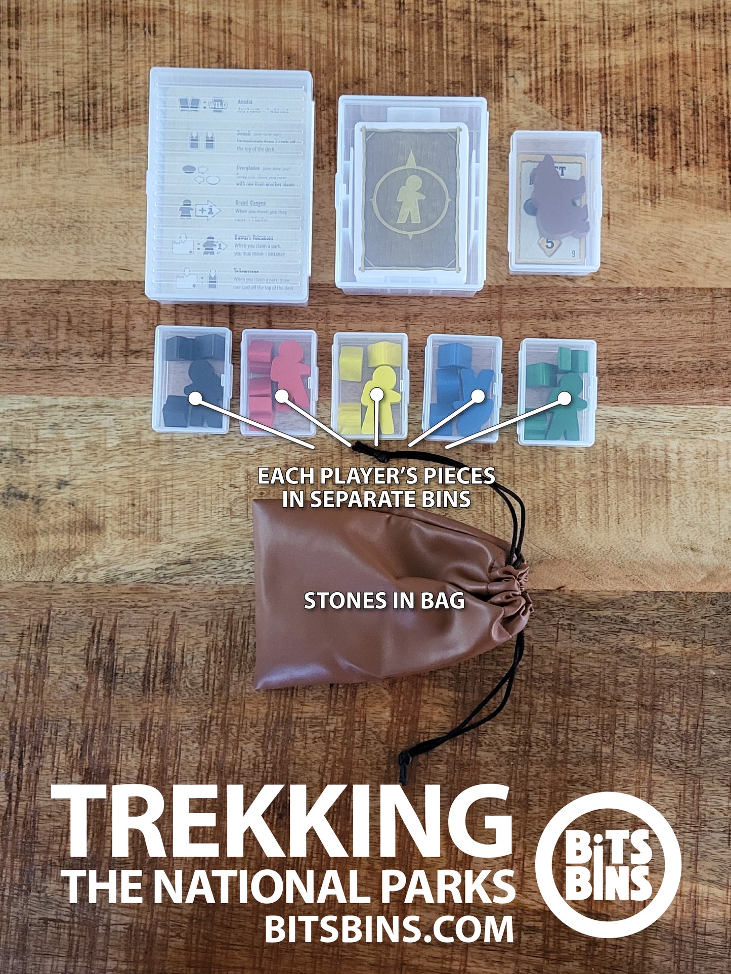 RECOMMENDED Bits Bins Trekking the National Parks - 5 minis, 1 Orginial, 1 100+ Card Box, 1 Tarot
