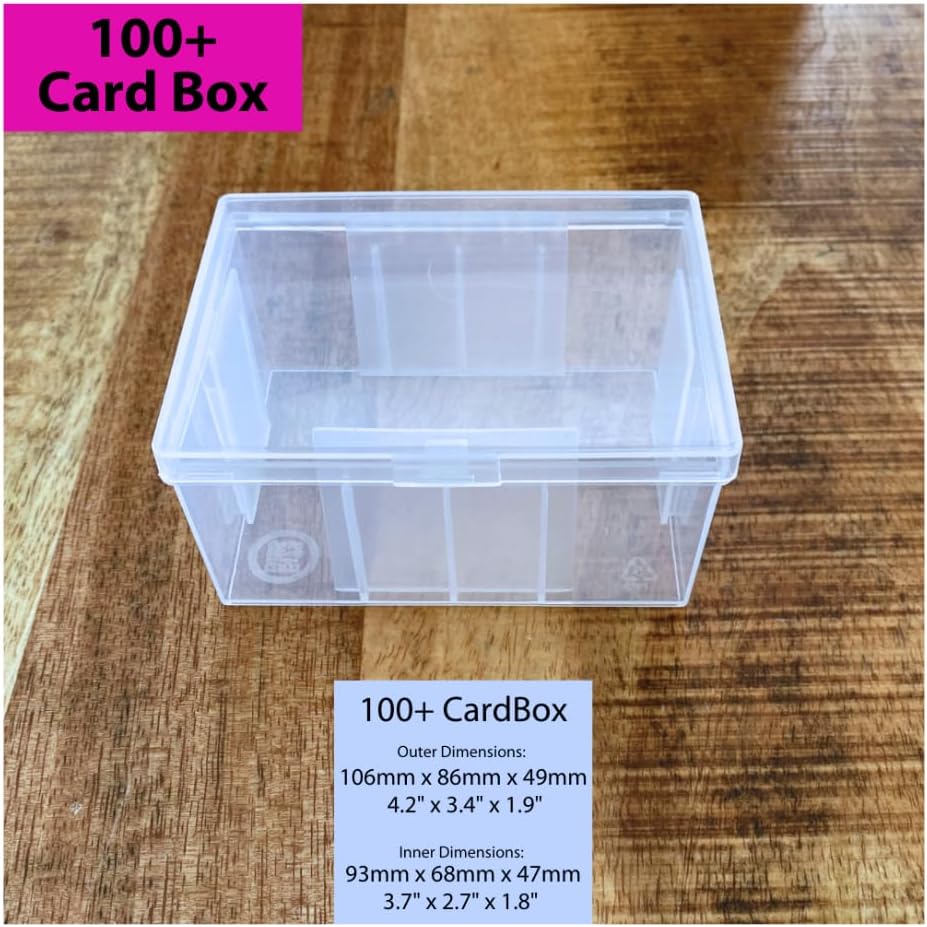 BitsBins Uno Card Deck Boxes, Storage Cases for Uno Cards, Playing Cards, Card Games, MTG, Phase10. Perfect solution to protect cards while traveling or on vacation. Stackable Design