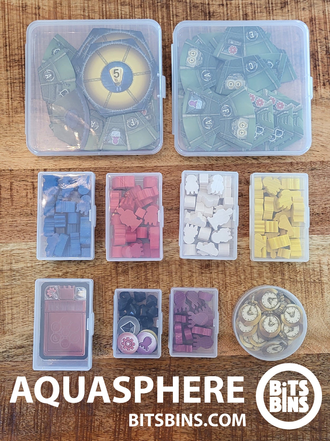 RECOMMENDED AQUASPHERE BitsBins - 1 Pod, 2 Minis, 5 Originals, 2 Flats