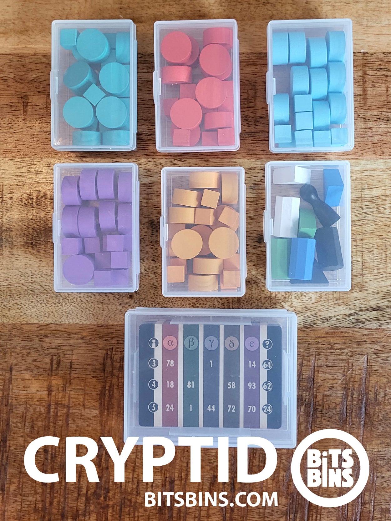 RECOMMENDED CRYPTID - 6 Originals, 1 Card Box