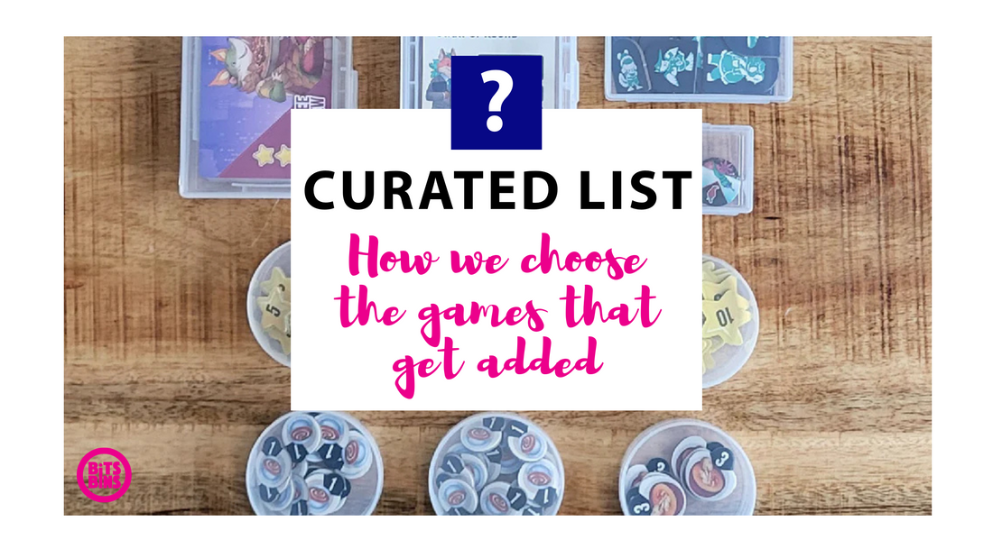 How we find and organize Board Games to be included in our Curated Board Game Sets