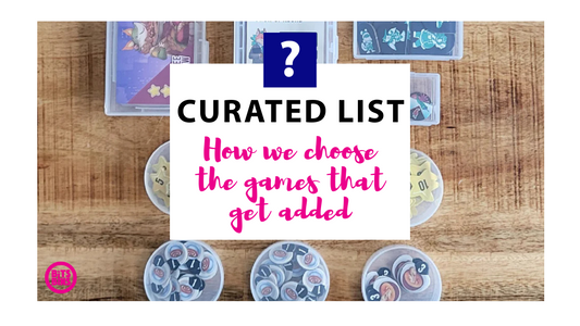 How we find and organize Board Games to be included in our Curated Board Game Sets