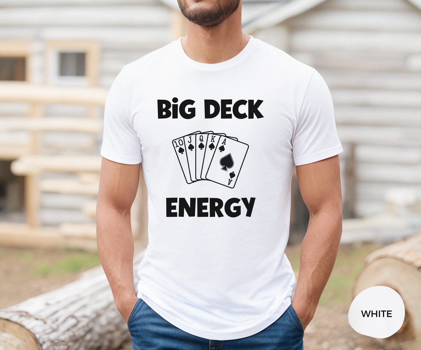 Adult Big Deck Energy Unisex T-Shirt
