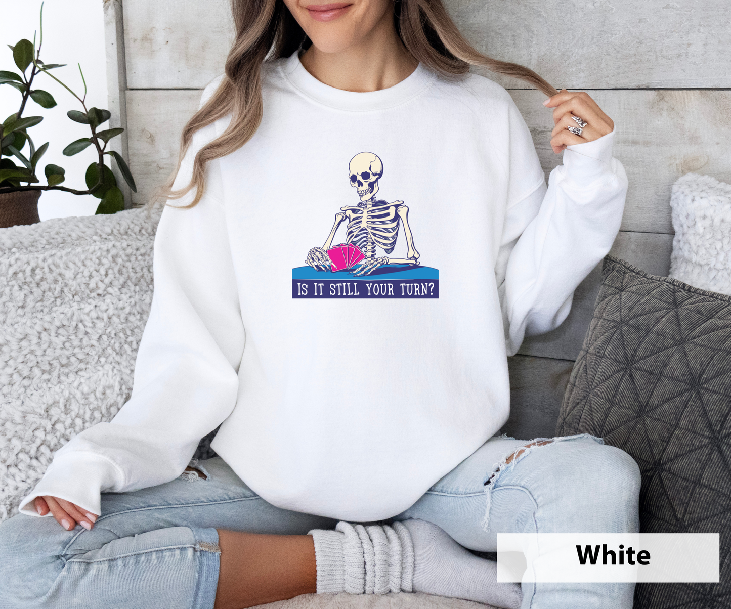 Is It Still Your Turn _ Adult Unisex Crewneck Sweatshirt