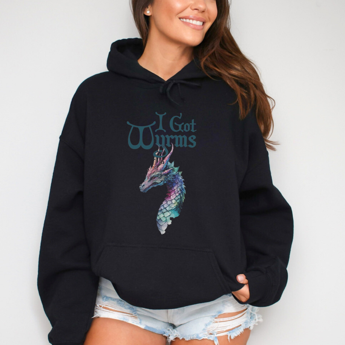 I Got Wyrms Unisex Adult Hoodie for Board Gamers