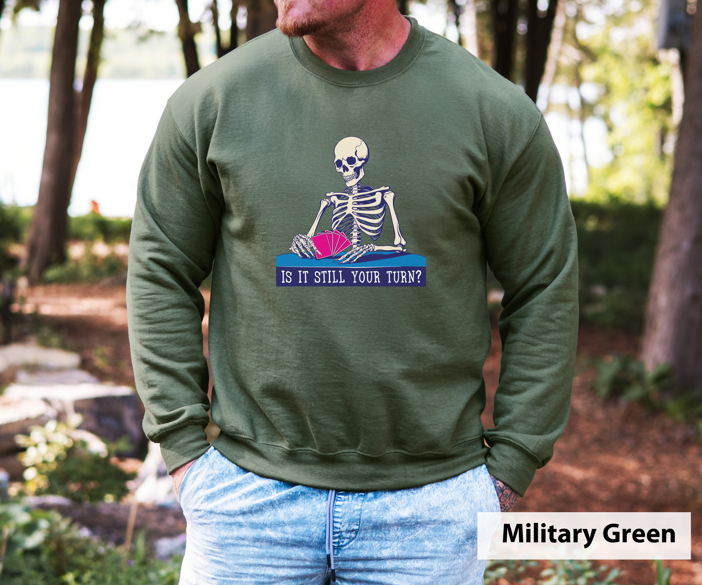 Is It Still Your Turn _ Adult Unisex Crewneck Sweatshirt