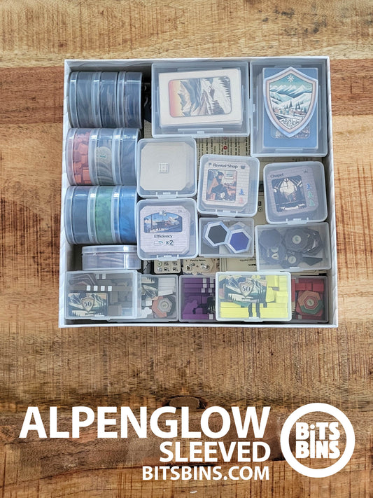 RECOMMENDED Alpenglow (Sleeved) BitsBins -10 Pods, 1 Mini, 6 Original, 2 100+ Card Boxes, 4 Stacks