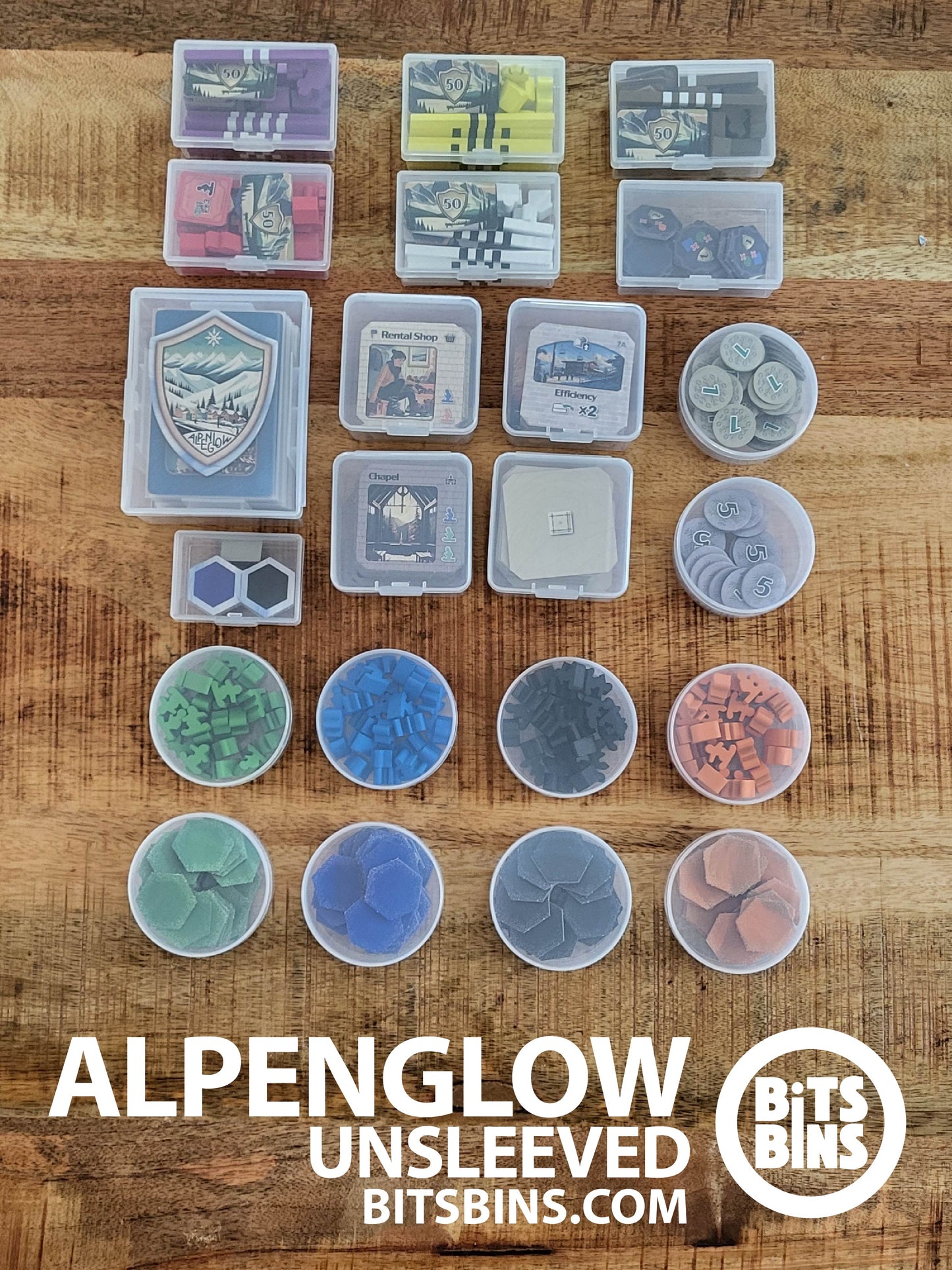 RECOMMENDED Alpenglow (Unleeved) BitsBins -10 Pods, 1 Mini, 6 Original, 1 100+ Card Box, 4 Stacks