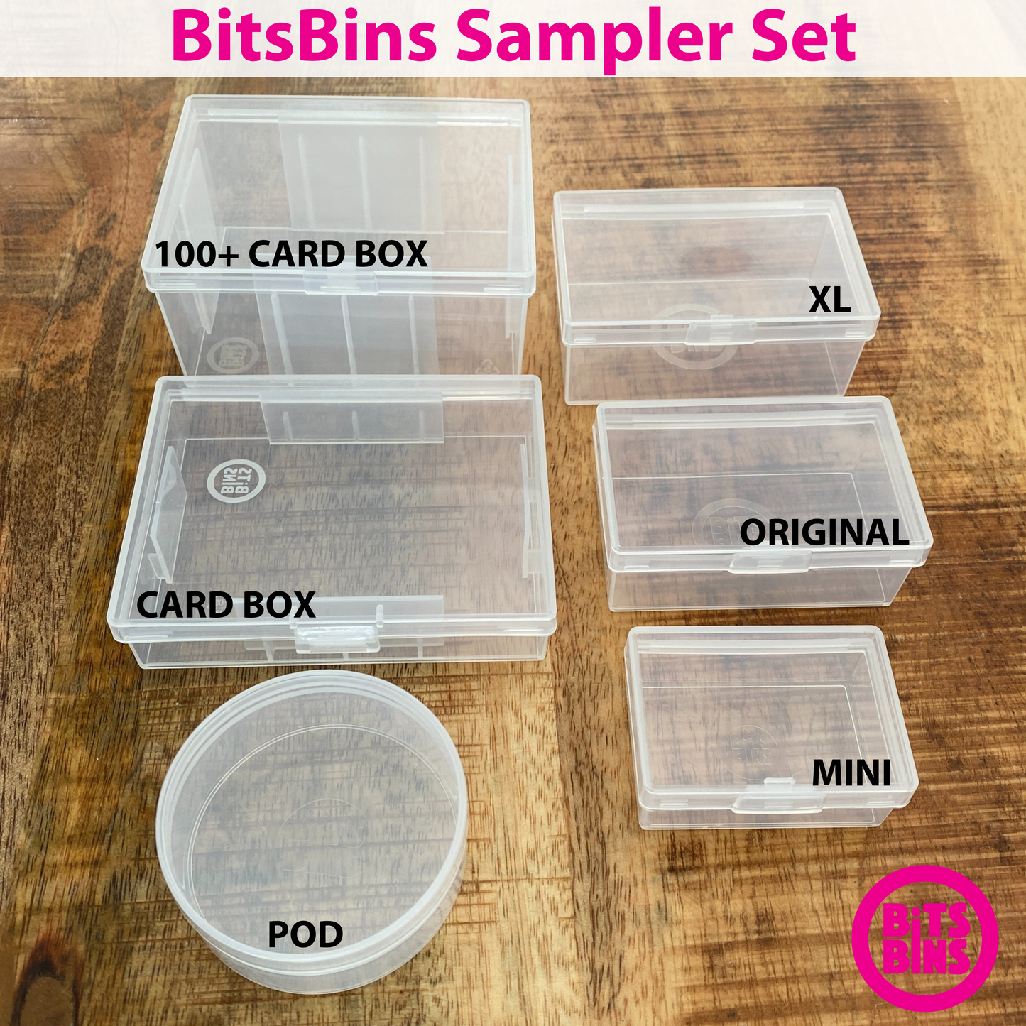 Free Sampler Set: 6 BitsBins Containers