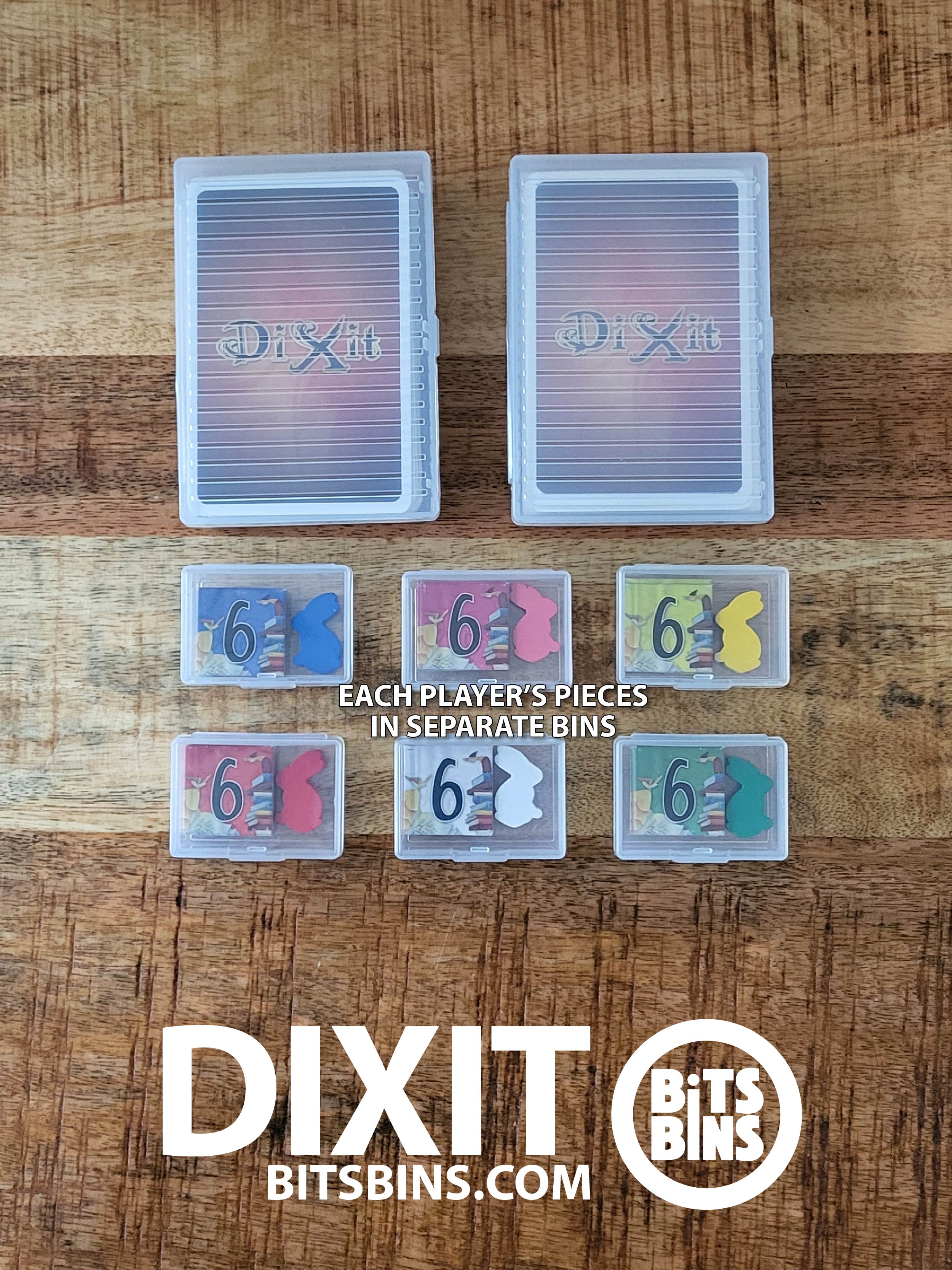 Dixit Board Game Organizer - BitsBins Storage Solution