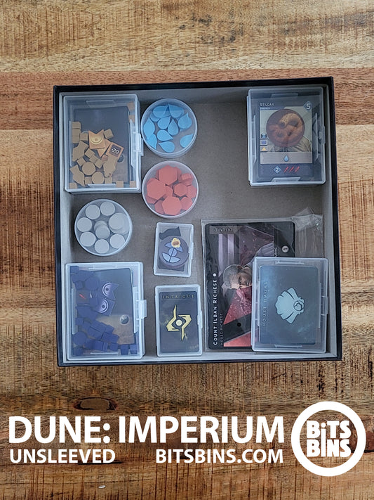 RECOMMENDED BitsBins Dune: Imperium (unsleeved) - 3 Pods, 1 Original, 1 Mini, 5 Card Boxes, 1 100+ Card Box