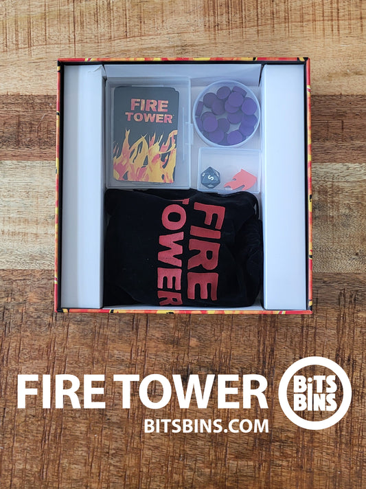 RECOMMENDED BitsBins Fire Tower - 1 Pod , 1 Mini, 1 Card Box