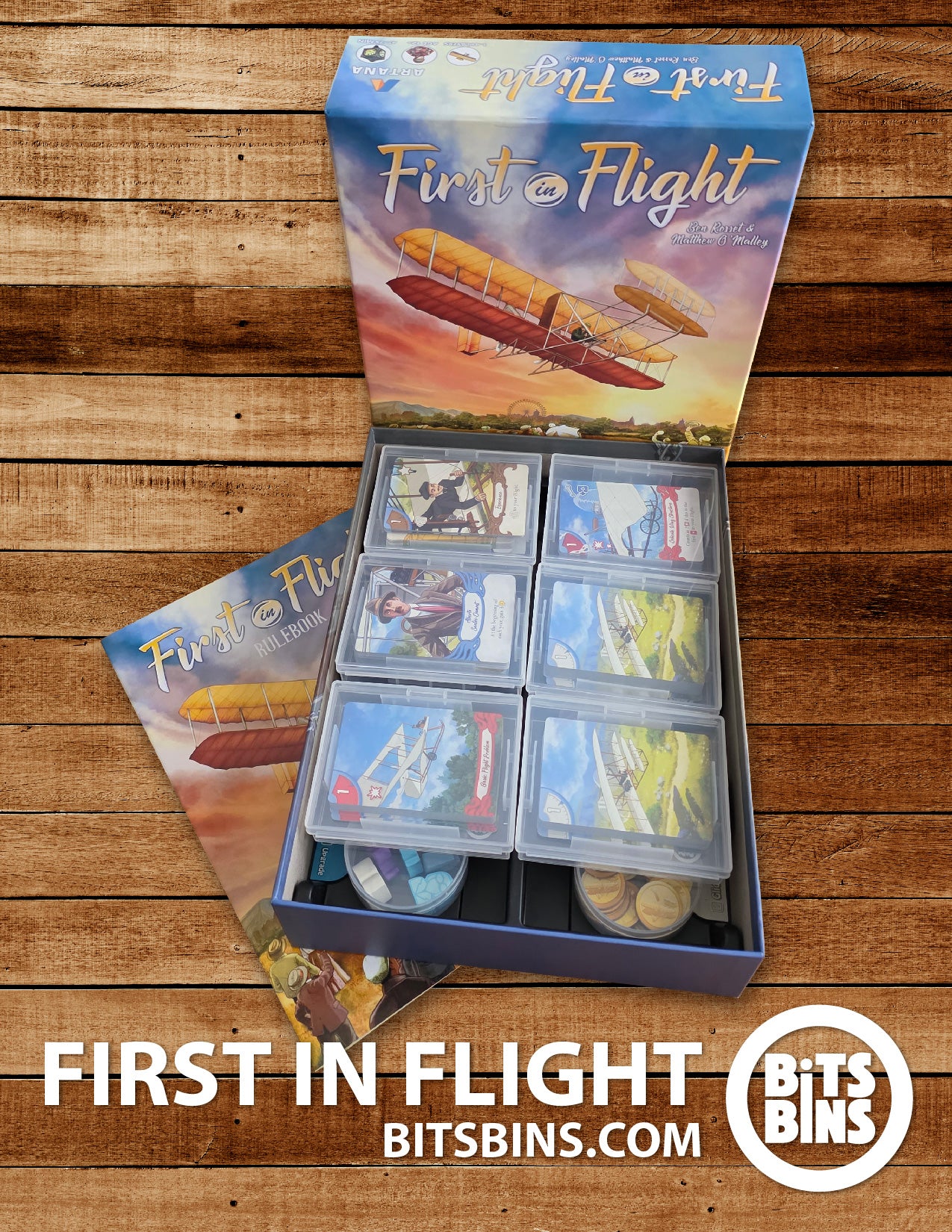 Bits Bins set for First in Flight - 3 Pods, 6 Cards Boxes