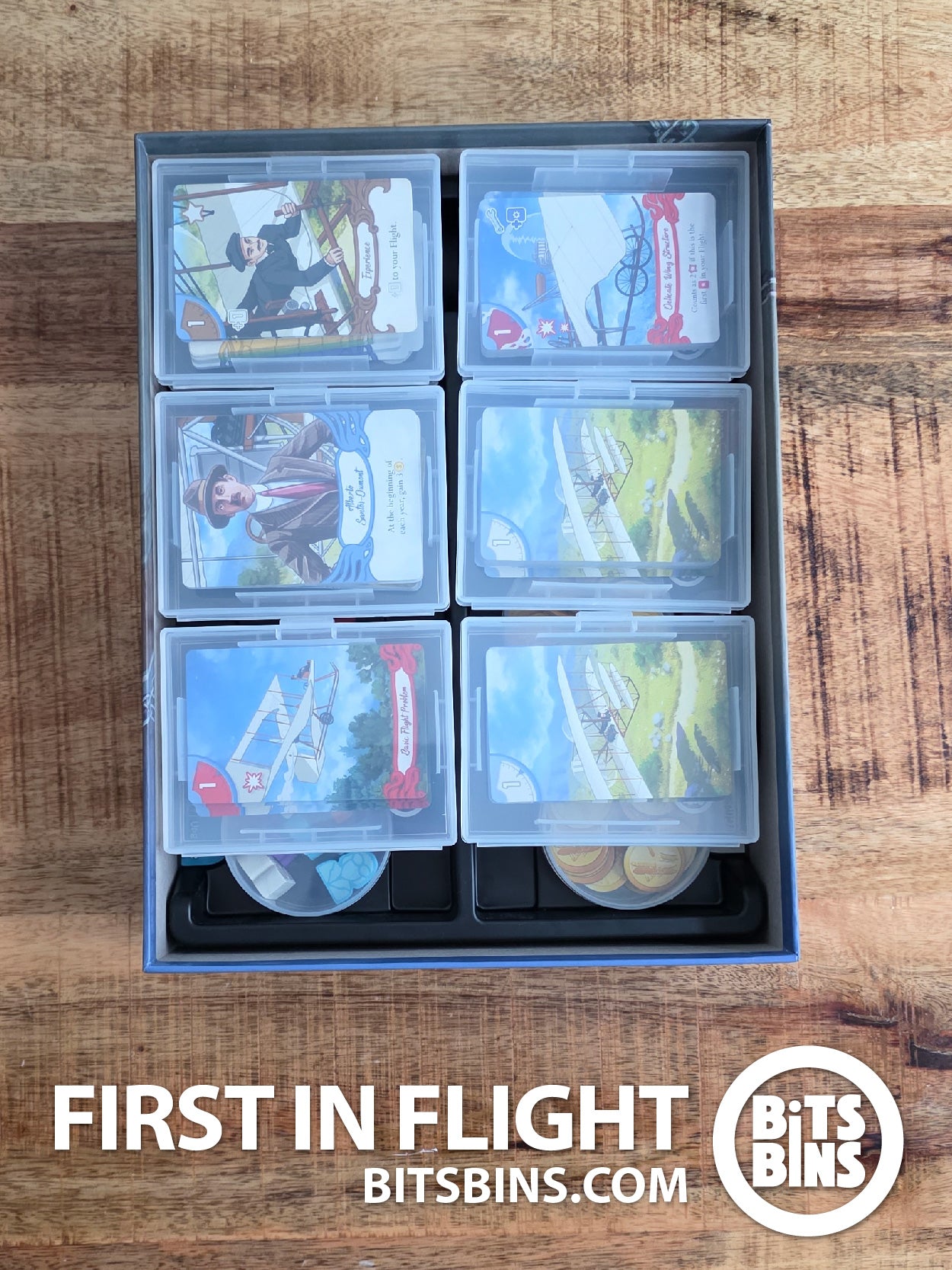 Bits Bins set for First in Flight - 3 Pods, 6 Cards Boxes