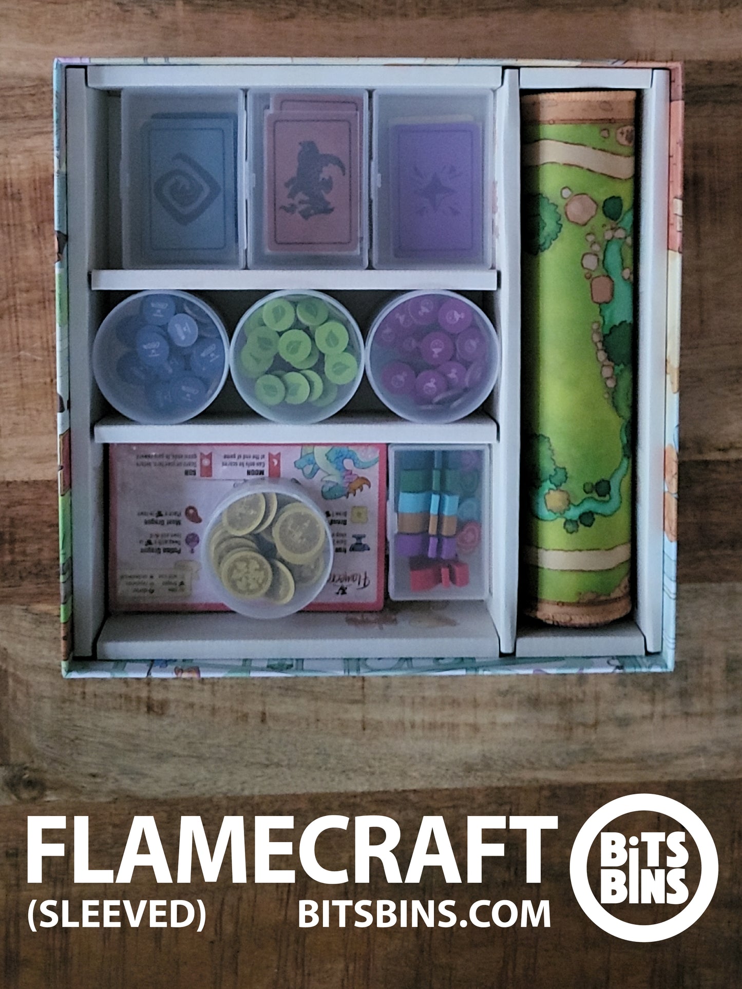 RECOMMENDED Bits Bins FLAMECRAFT (Sleeved) - 7 Pods, 1 Original, 3 XLs