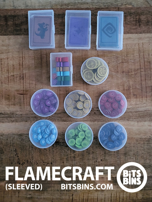 RECOMMENDED Bits Bins FLAMECRAFT (Sleeved) - 7 Pods, 1 Original, 3 XLs