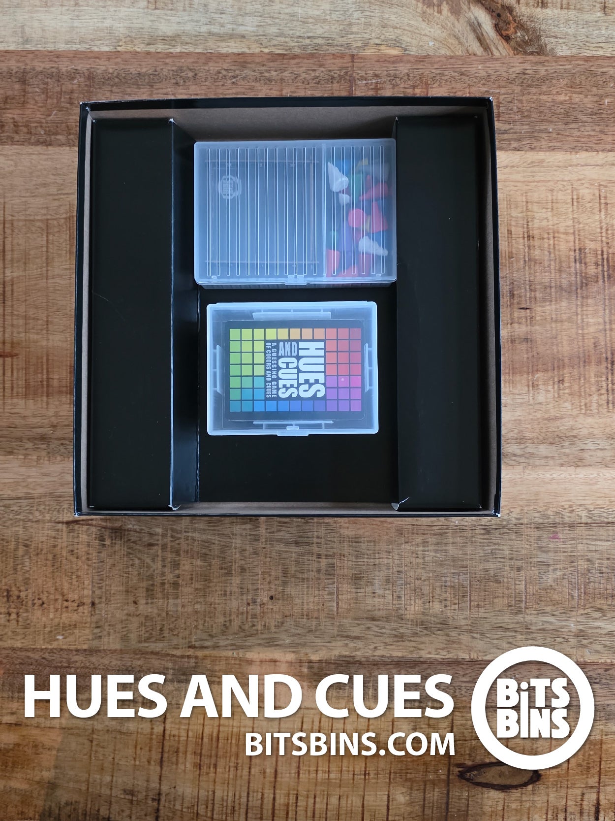 Bits Bins set for Hues and Cues - 1 100+ Card Box, 1 Tarot