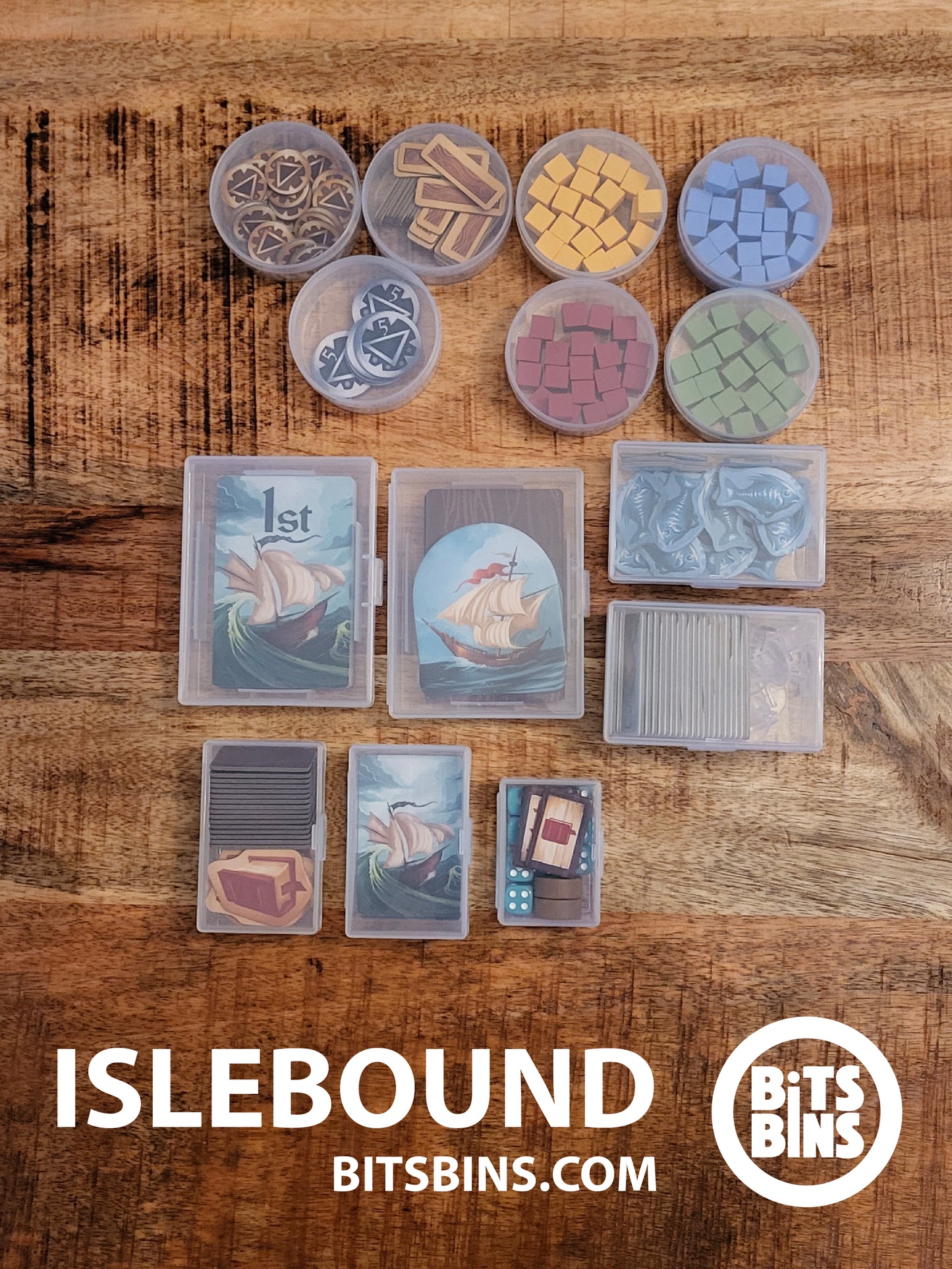 RECOMMENDED Bitsbins Islebound - 7 Pods, 1 Mini, 2 Originals, 2 XLs, 2 Card Boxes