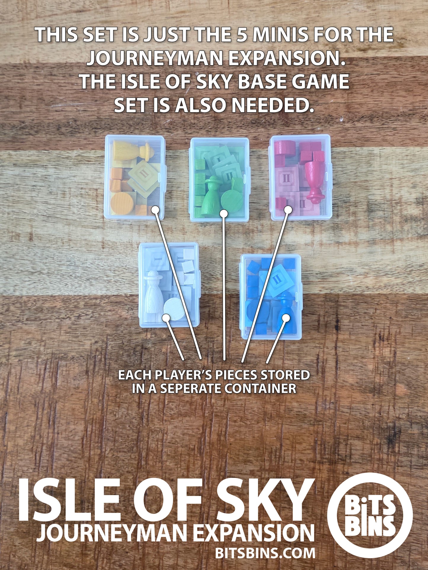 RECOMMENDED Bits Bins Isle of Sky/Journeyman Expansion - 5 Minis