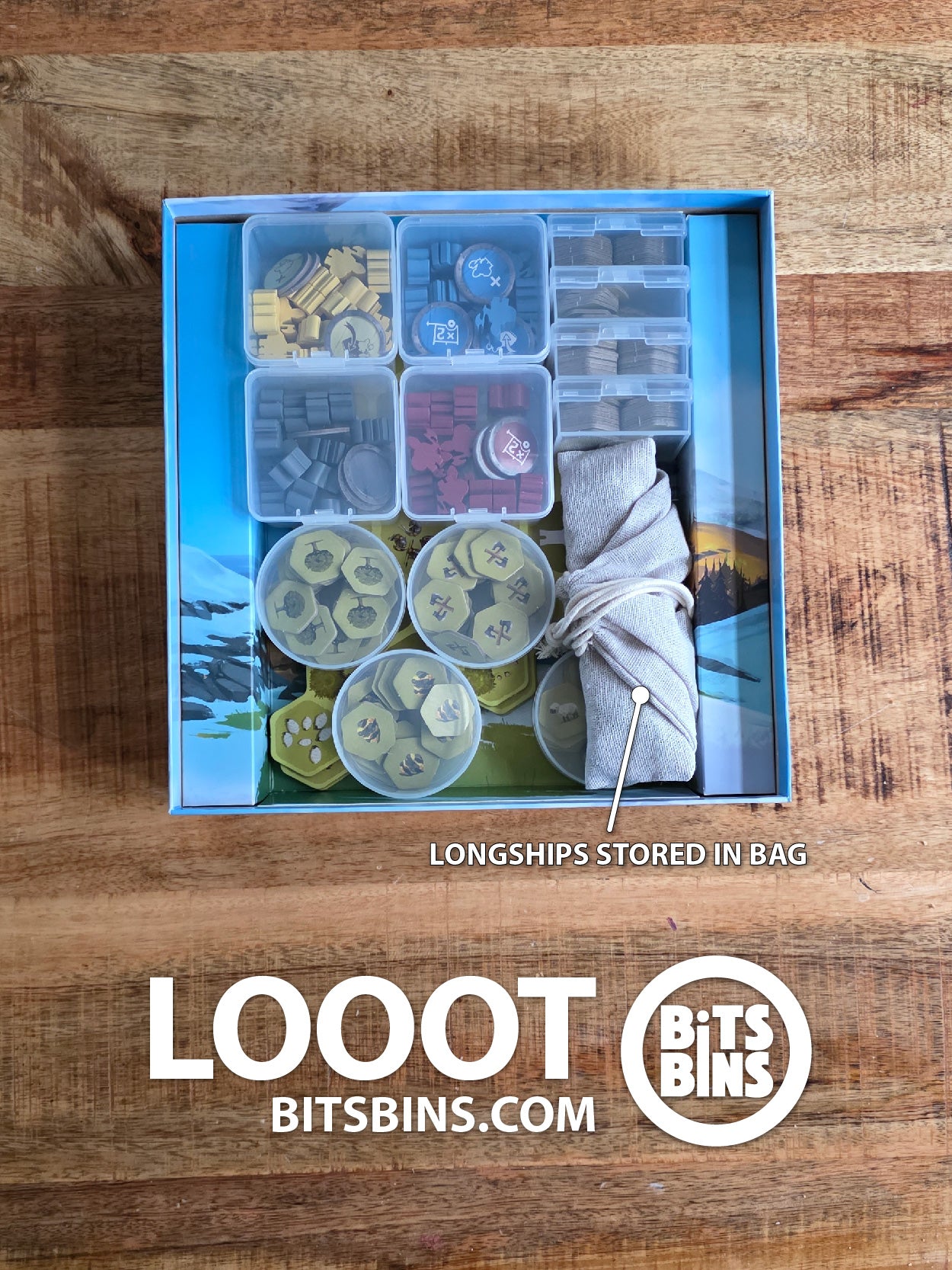 Bits Bins set for Looot - 4 Pods, 4 minis, 4 Stacks