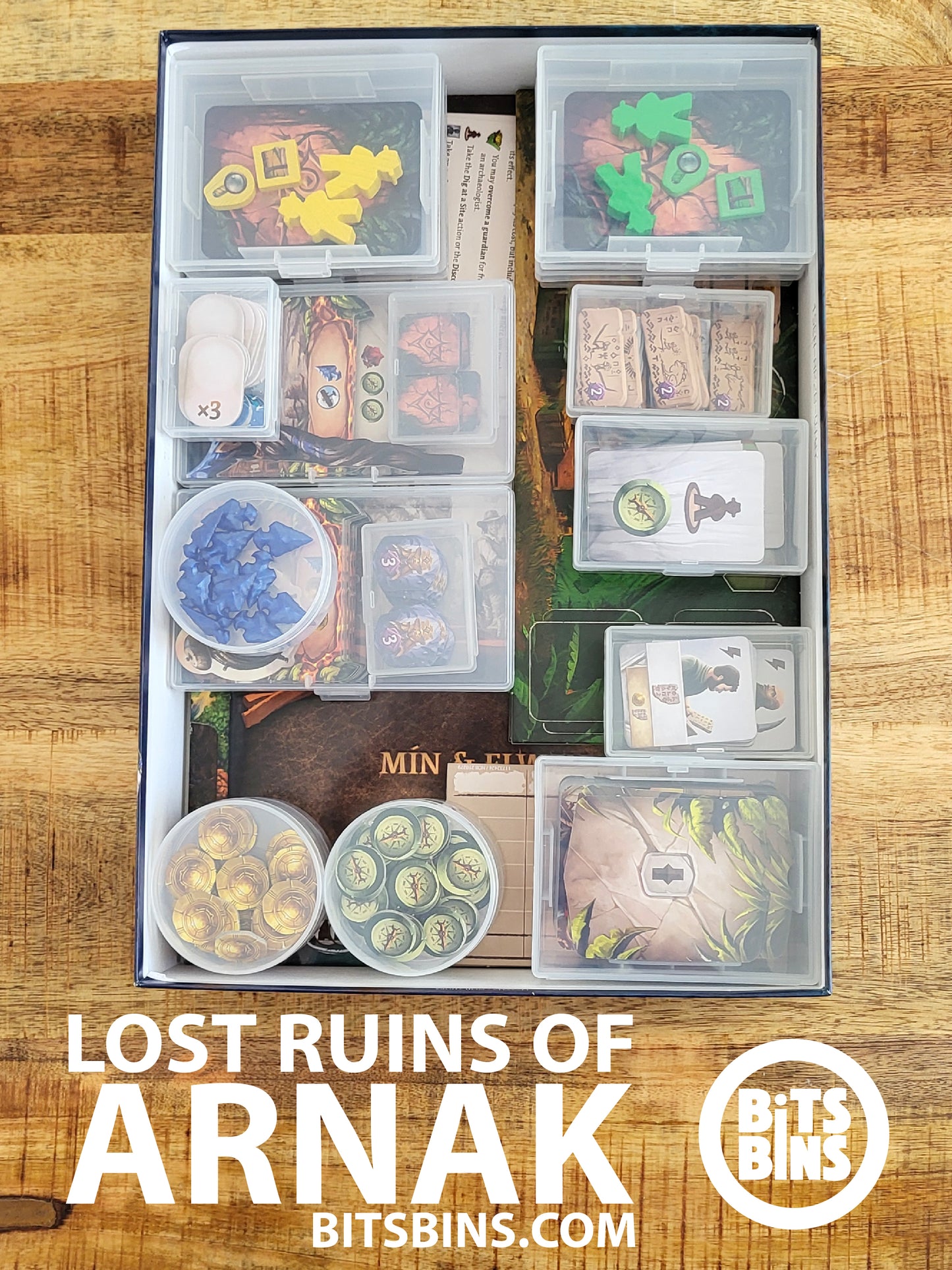 RECOMMENDED Lost Ruins of Arnak - 5 Pods, 3 Minis, 2 Originals, 1 XL, 4 Card Boxes, 1 100+ Card Box