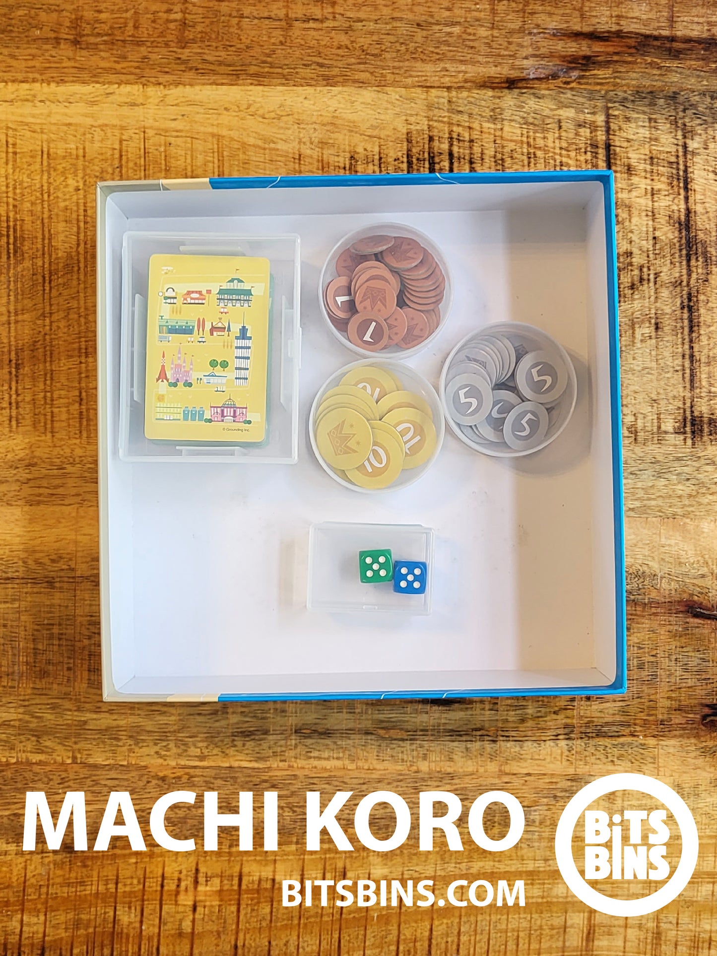RECOMMENDED Bitsbins Machi Koro - 3 Pods, 1 Mini, 1 100+ Card Box