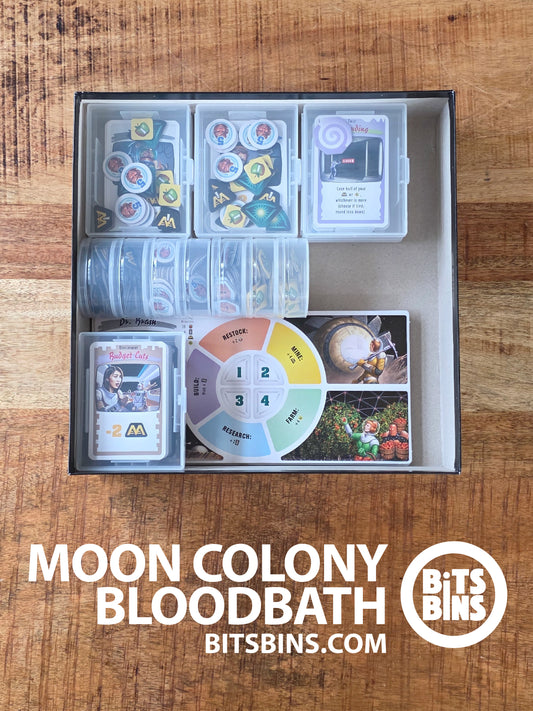 RECOMMENDED Bits Bins Moon Colony, Bloodbath - 7 Pods, 6 Card Boxes, 1 100+ Card Box