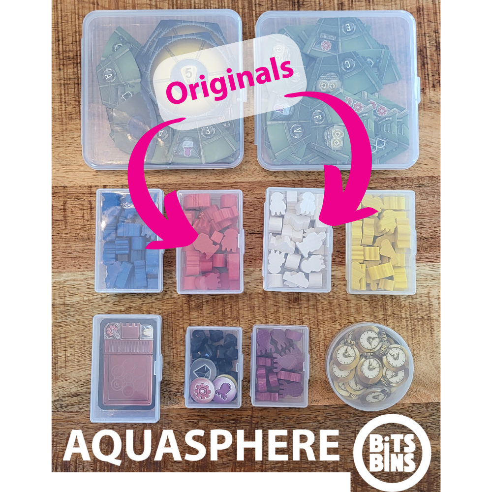 12 BitsBins Original | Containers Measure 3.2 " X 2.1" X 1.2"