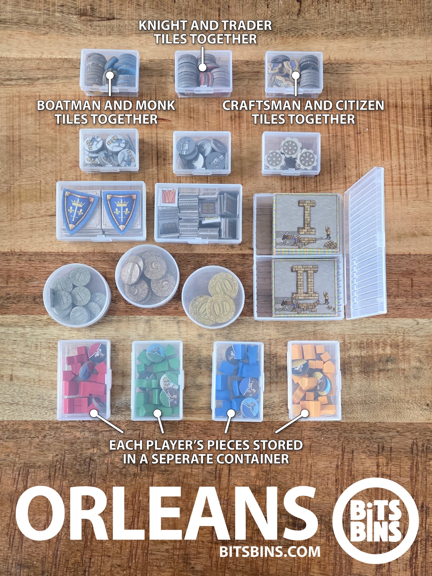RECOMMENDED Bits Bins Orleans - 3 Pods, 6 minis, 4 Originals, 2 XLs, 1 Tarot