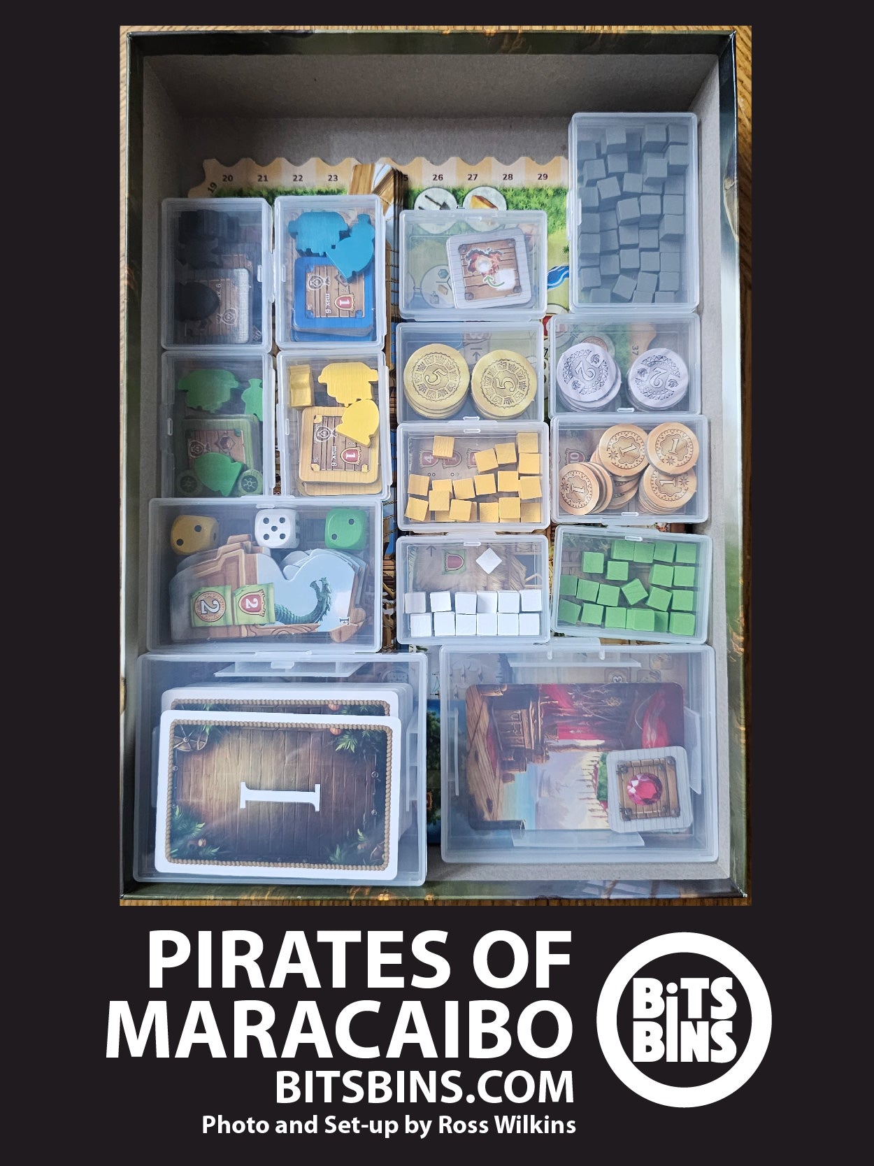 Pirates of Maracaibo BitsBins - 11 Minis, 1 Original, 1 XL, 1 Card Boxes, 1 100+ Card Box