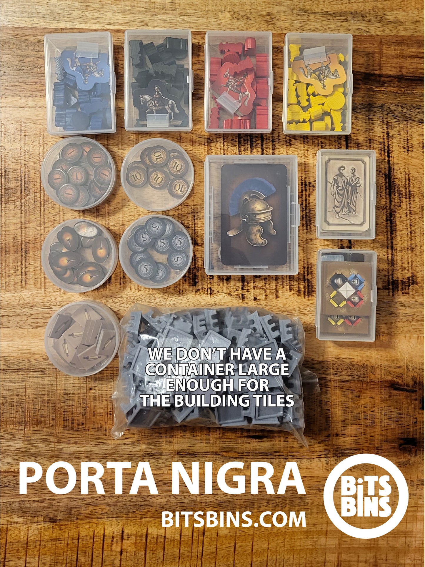 RECOMMENDED Bitsbins Porta Nigra - 5 Pods, 2 Originals, 4 XLs, 1 Card Box