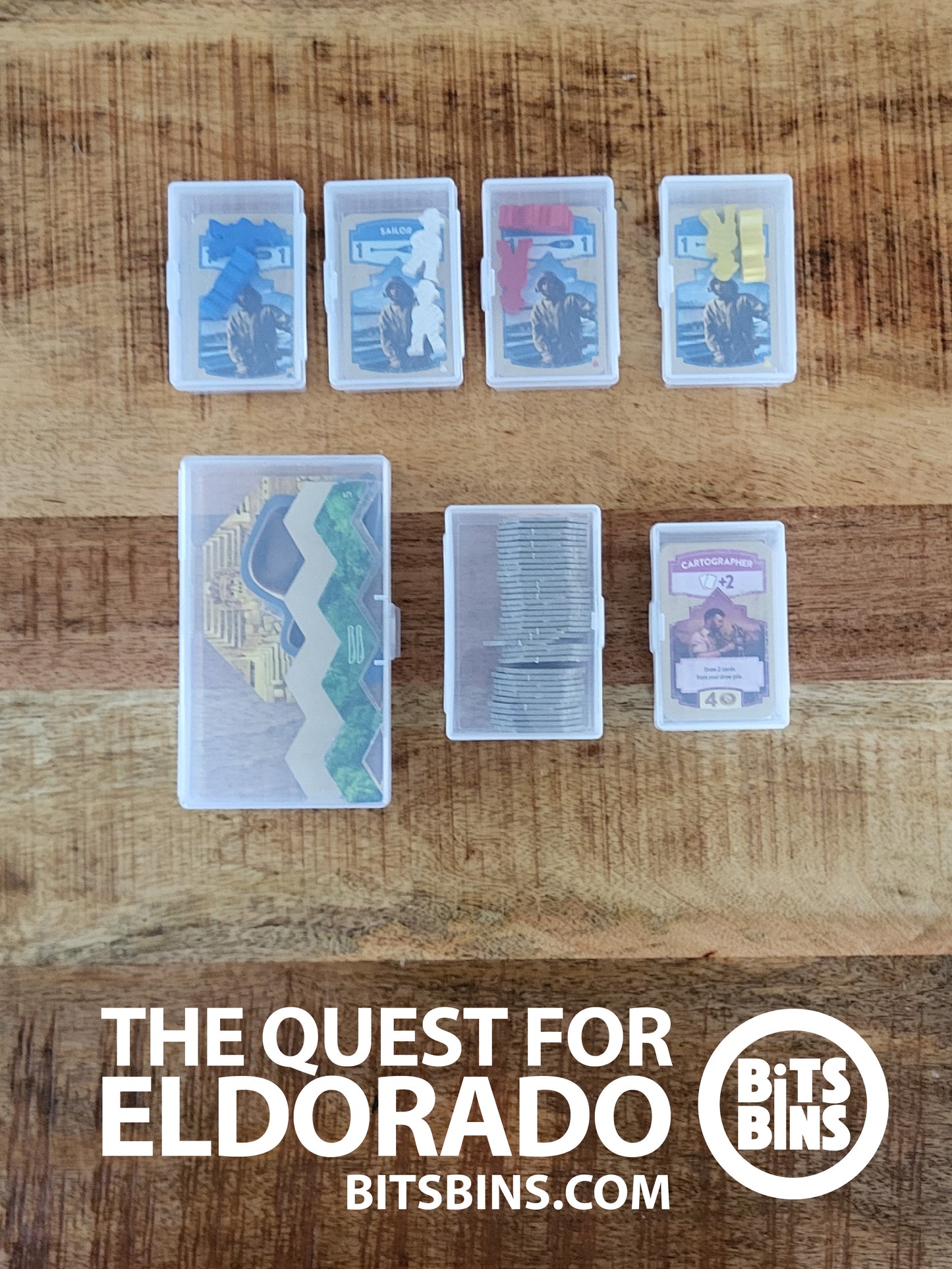RECOMMENDED Bits Bins Quest for Eldorado, The (2017 1st ed.)  - 5 Originals, 1 XL, 1 Tile