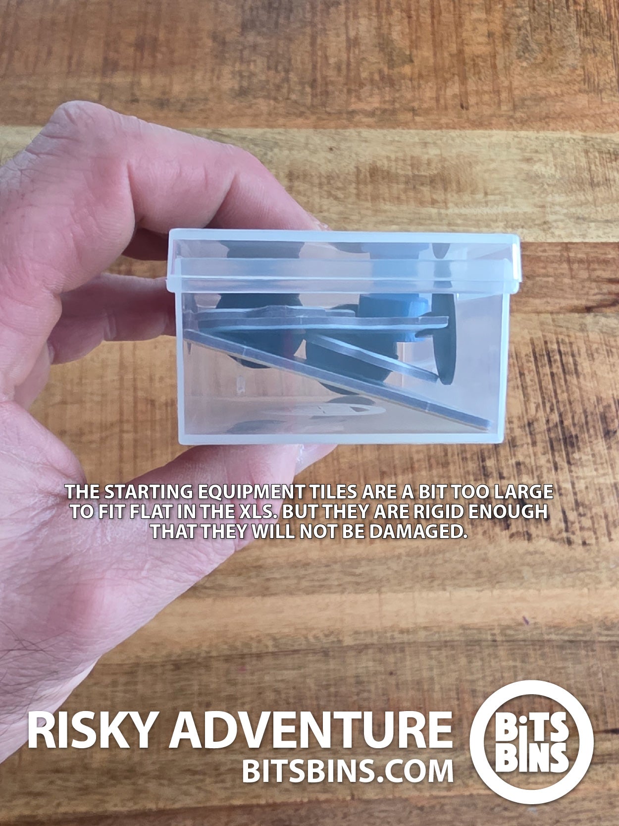 Bits Bins set for Risky Adventure - 1 Pod, 1 Original, 5 XLs, 2 100+ Card Boxes, 1 Tarot, 1 XL Divider