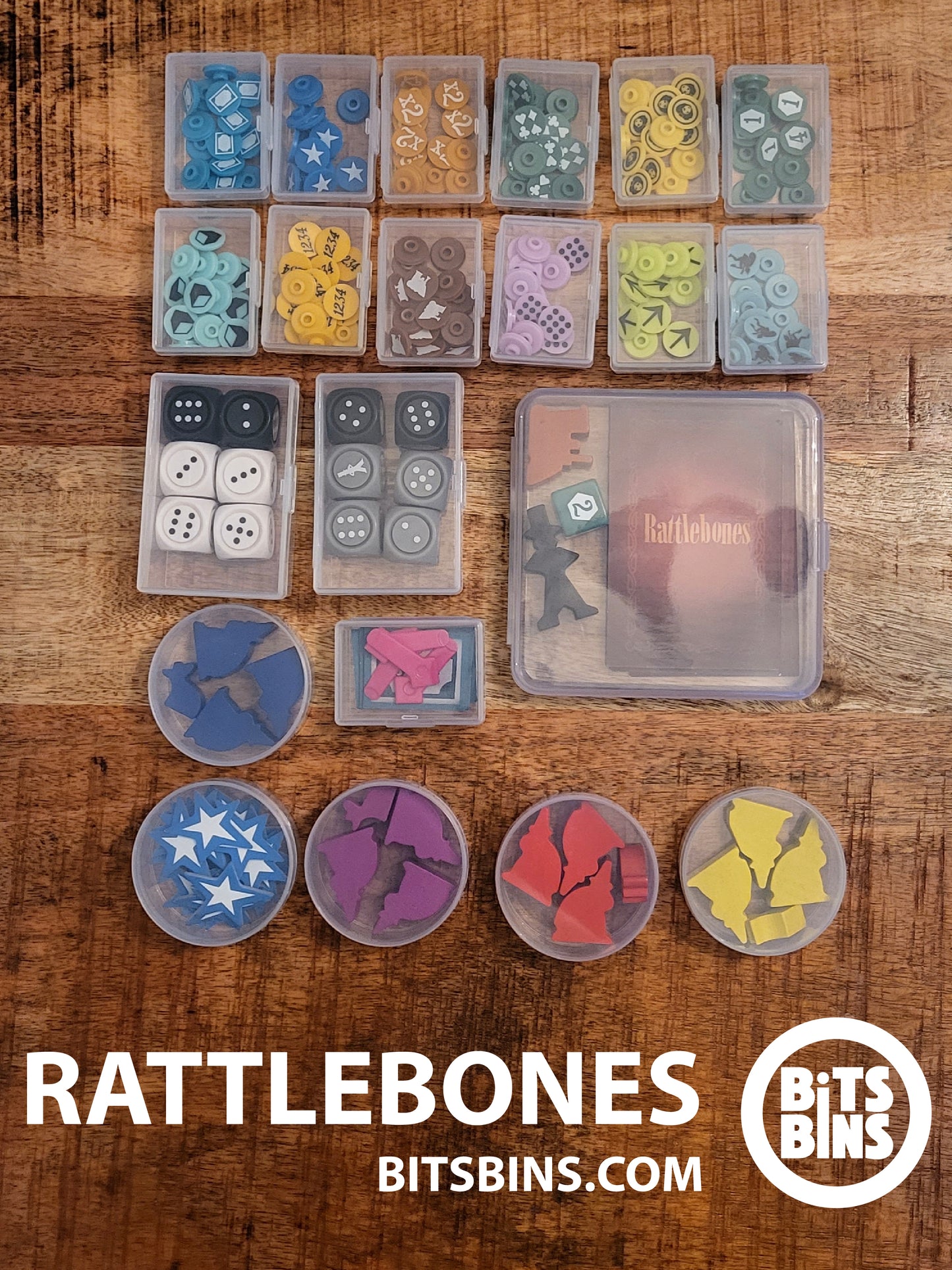 RECOMMENDED Bitsbins Rattlebones - 5 Pods, 13 Minis, 2 Originals, 1 Flat