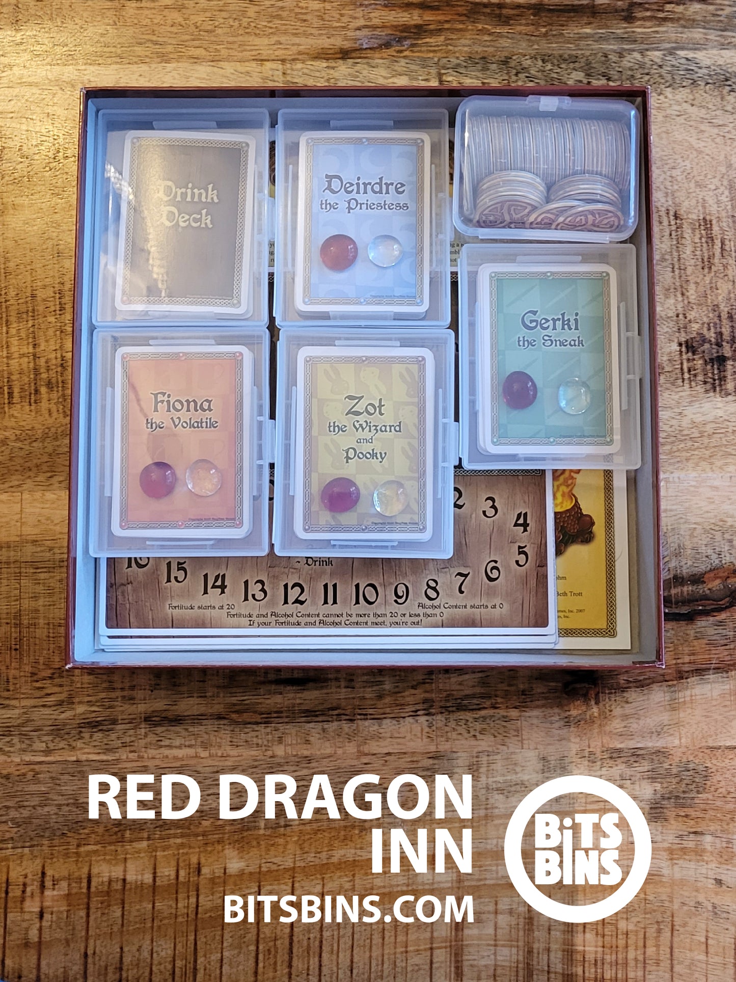 RECOMMENDED Bitsbins Red Dragon Inn, The - 5 Card Boxes, 1 Case