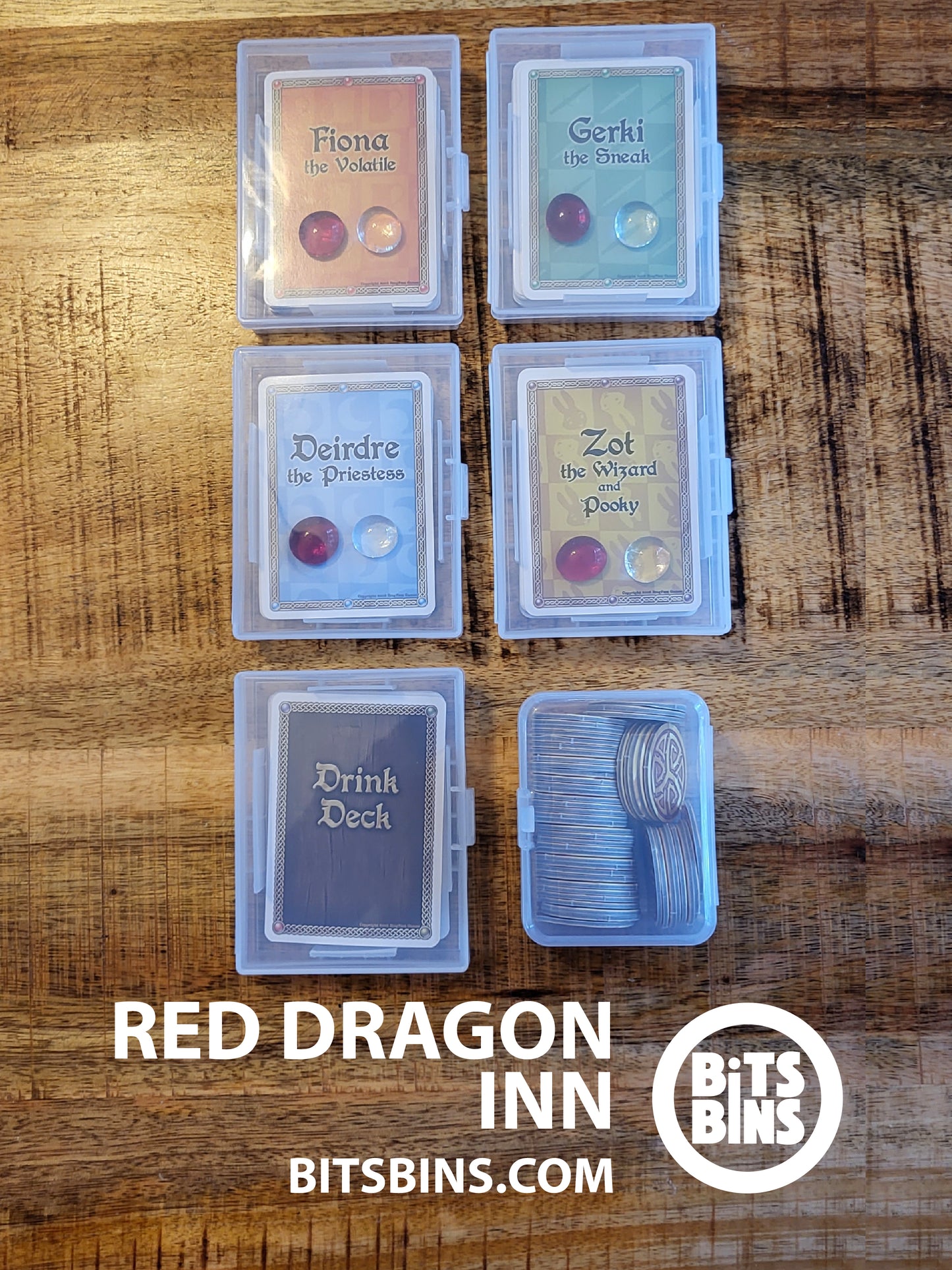 RECOMMENDED Bitsbins Red Dragon Inn, The - 5 Card Boxes, 1 Case