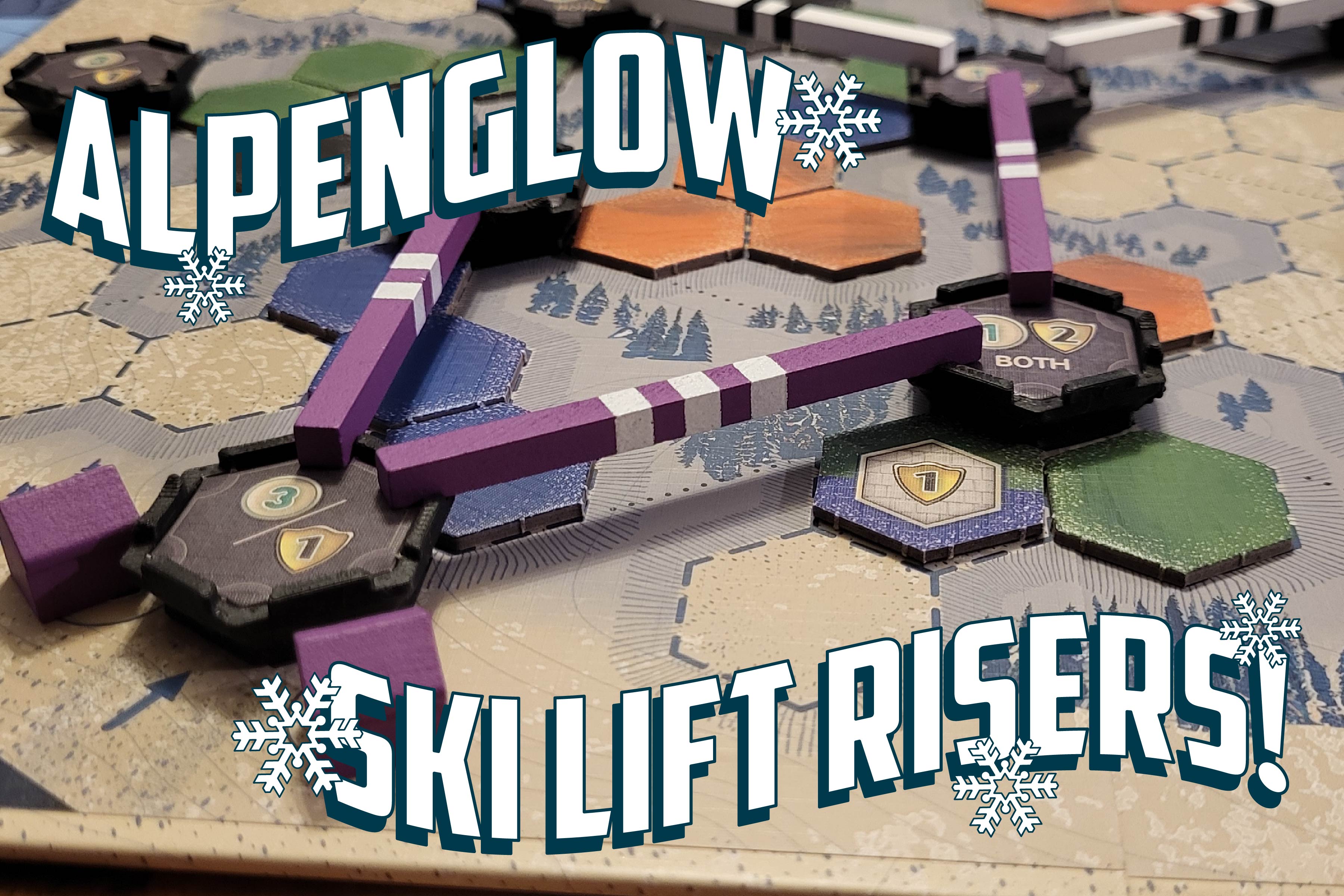 Alpenglow - Ski Lift Risers – BitsBins