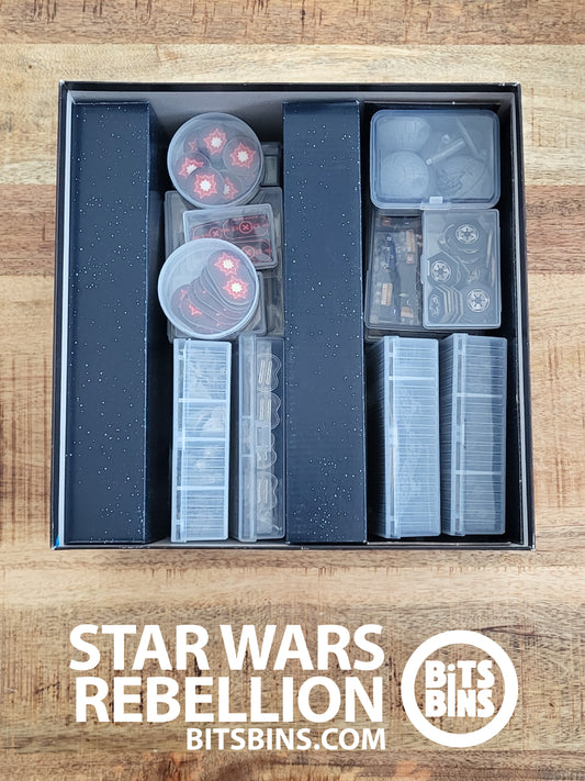 RECOMMENDED Star Wars Rebellion - 2 Pods, 2 Minis, 2 Originals, 3 Card Boxes, 1 Case, 2 Tiles, 3 Tarots