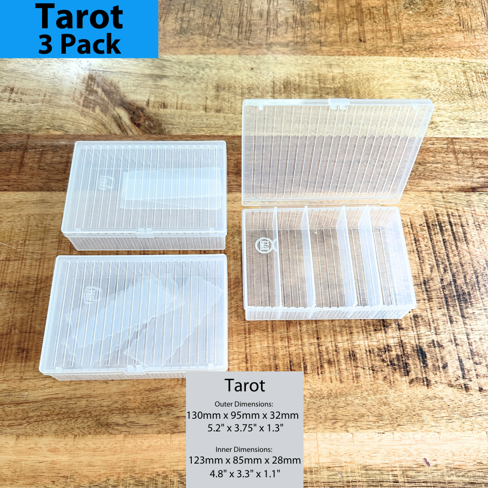 $7 Wednesday DEAL! 3 Pack Tarot Containers with Dividers