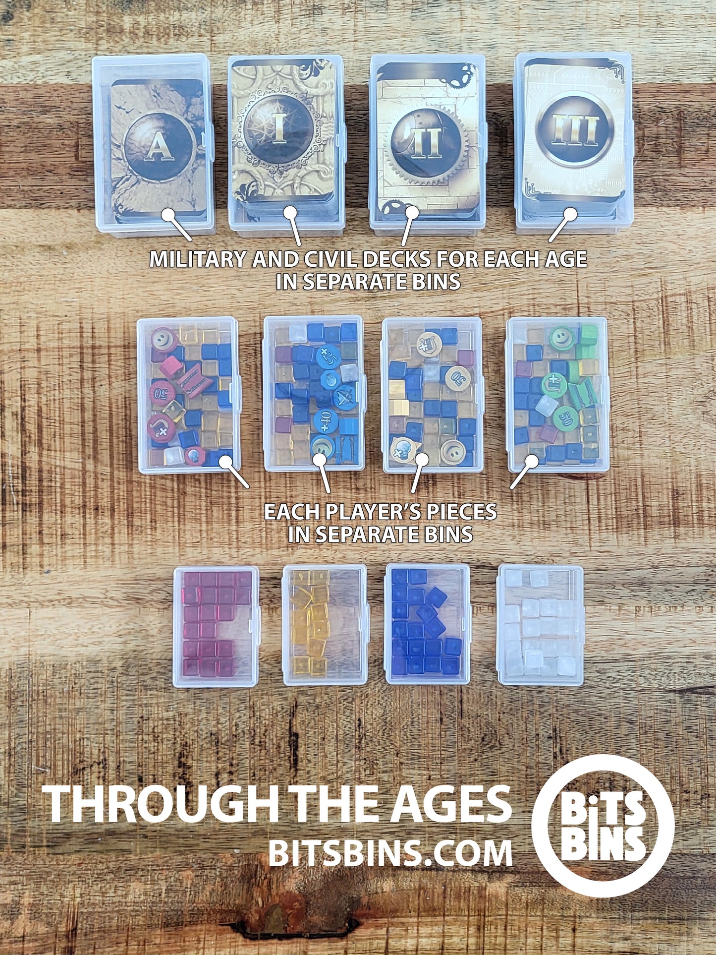 RECOMMENDED BitsBins Through the Ages - 4 minis, 4 Originals, 4 XLs