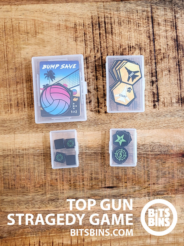 RECOMMENDED Bitsbins Top Gun Stragedy Game - 2 Minis, 1 XL, 1 Card Box