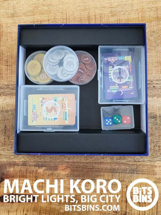 RECOMMENDED Bits Bins Machi Koro Bright Lights, Big City - 3 Pods, 1 Mini, 2 100+ Card Box (Copy)