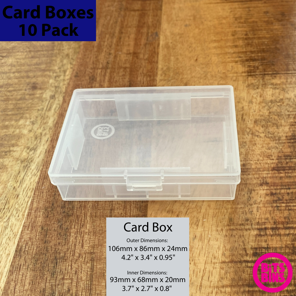 Playing Card Deck Boxes | Fits Sleeved, Unsleeved and Tuck Boxes | For Standard Size Cards 2.5" X 3.5"