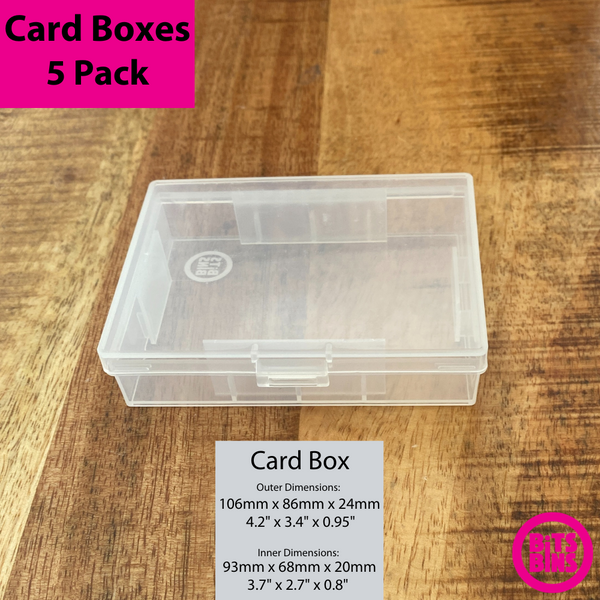 Playing Card Deck Boxes | Fits Sleeved, Unsleeved and Tuck Boxes | For Standard Size Cards 2.5" X 3.5"